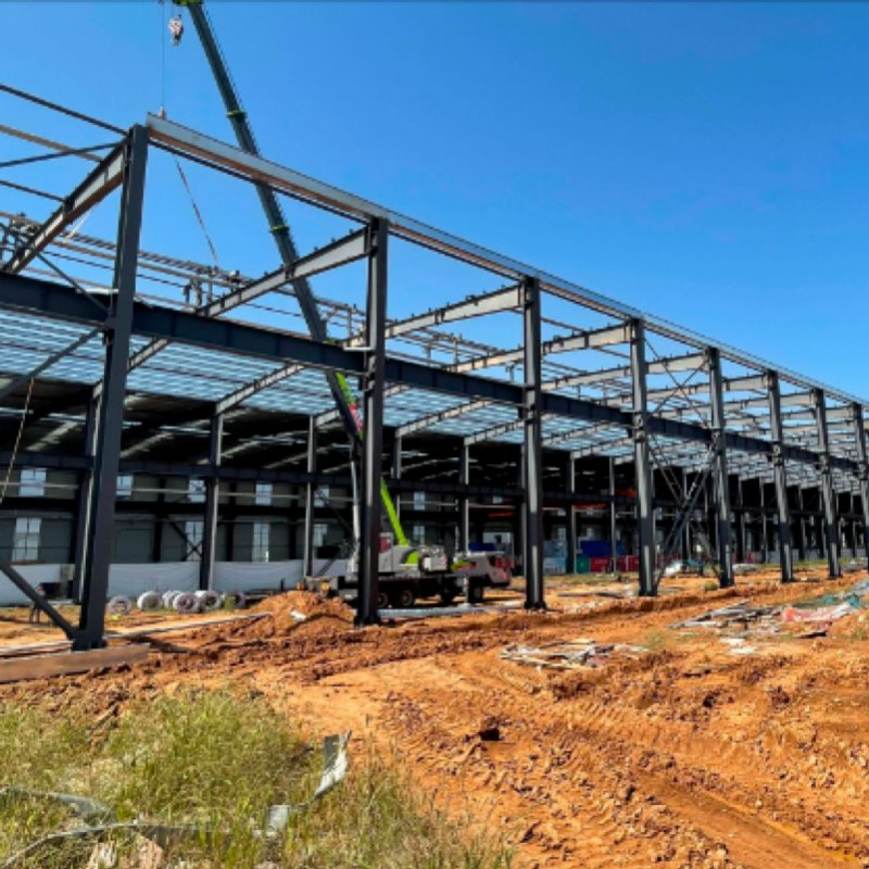 Metal Building Manufacture Fastinstalling Light Exhibition Hall Customized Hangar Warehouse Steelstructure Workshop