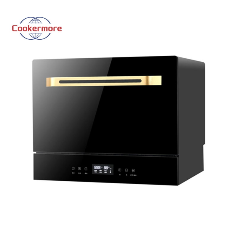 Compact Household 6-8 Place Settings UV Sterilization 1400W Dishwasher