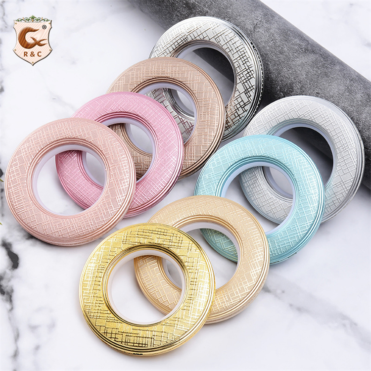 China Factory Wholesale 80mm Plastic Curtain Eyelet Grommet Ring
