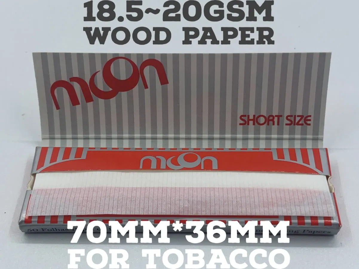Custom Brand 17.5GSM~18.5GSM Tobacco Papers Custom Sizes Available and "Cut Corner" OEM High Quality Cigarette Rolling Paper Factory Wholesale Price