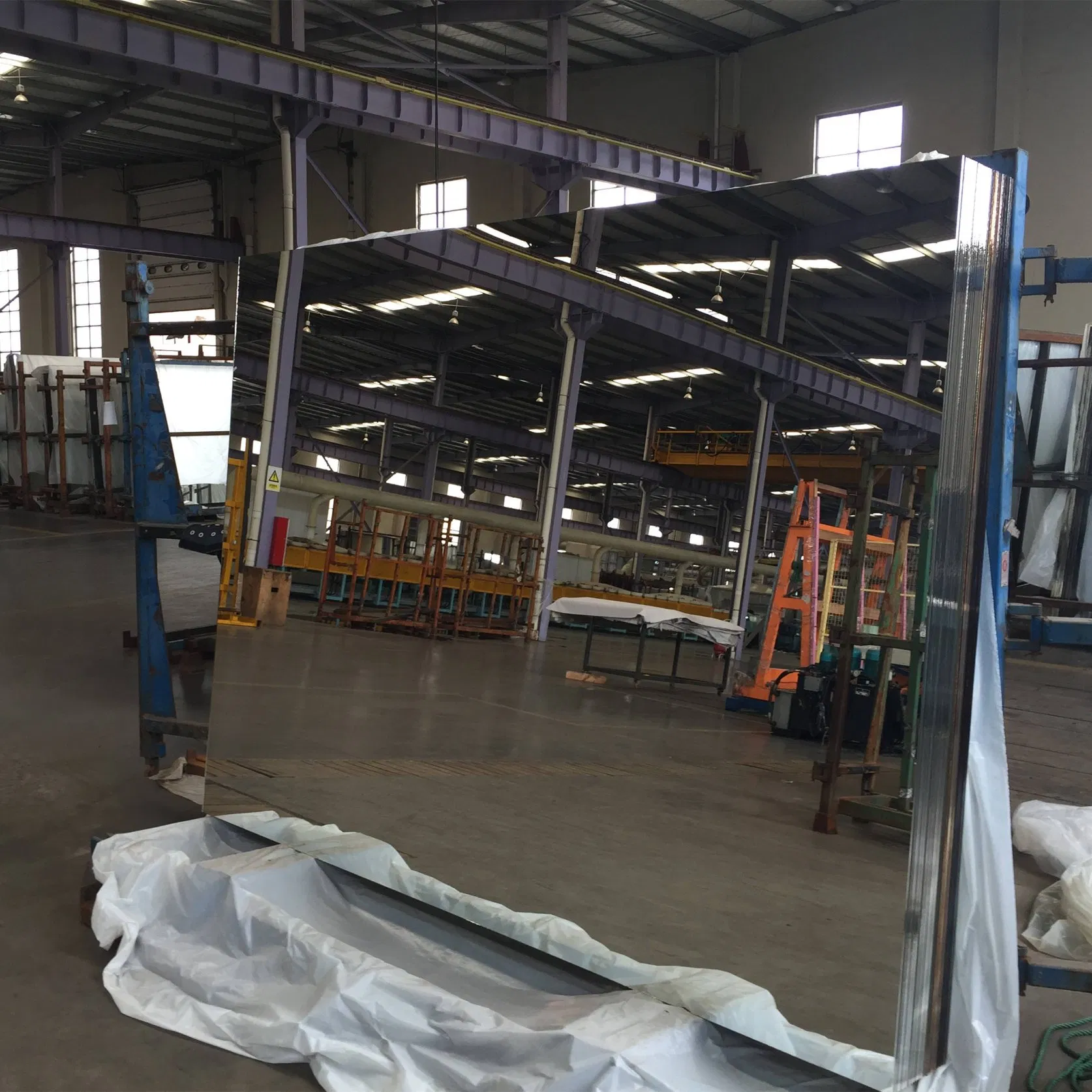 5mm 6mm Double Coated Copper Free Clear Silver Mirror Glass for Bathroom