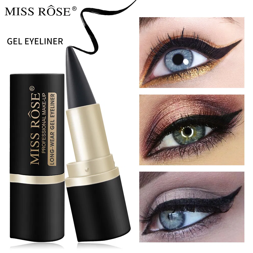 Mr 40 Matte Waterproof, Not Easy to Smudge and Lasting Black Single Head Solid Eyeliner Female Eyeliner