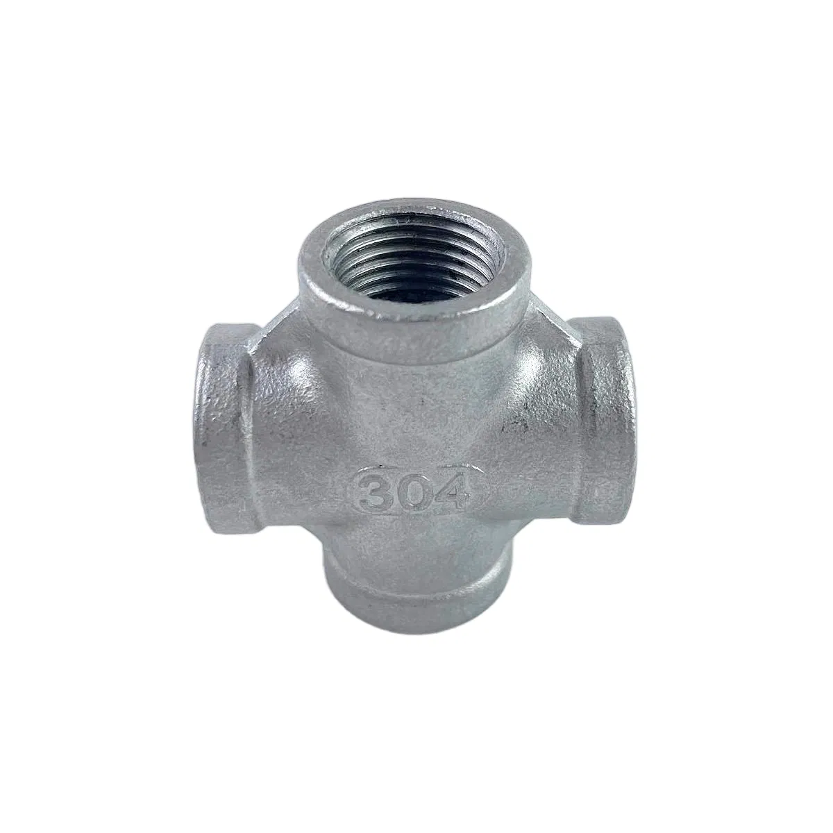 Stainless Steel Cross with Female Connection, SS316 Casting, Durable Design