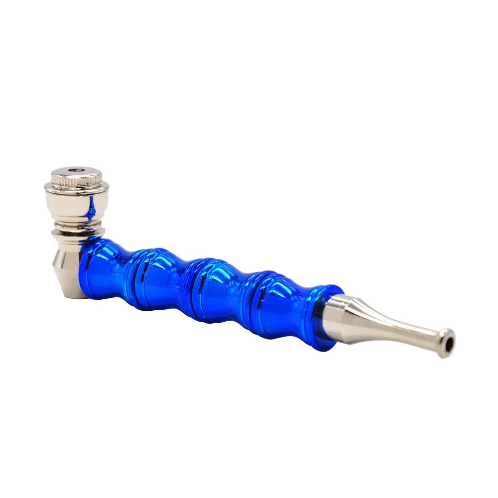 2021  New Slubby Metal Pipe Smoking Pipe