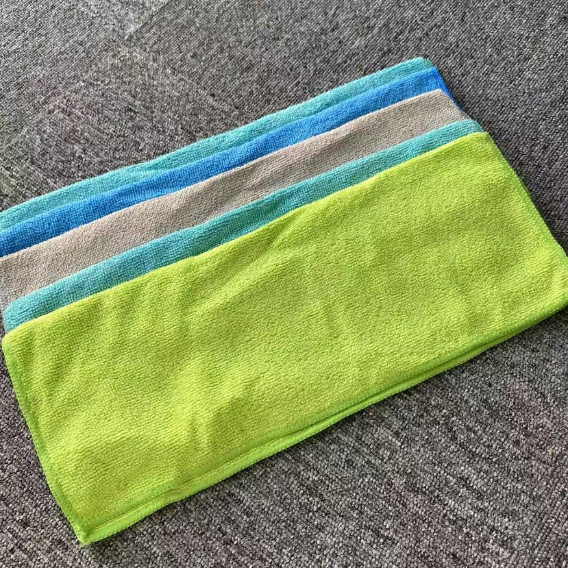 Hot Selling Microfiber Cleaning Cloth Warp Knitted Towel Gray 40*40cm 300GSM Car Microfiber Cloth Car Kitchen Towels