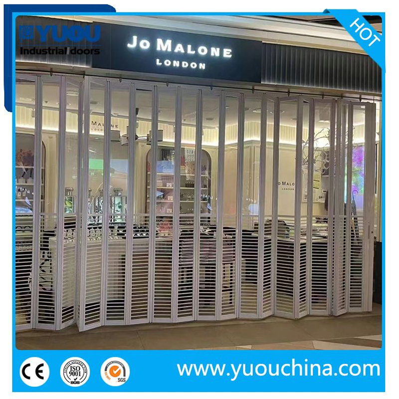 PC Folding Door for Commercial Application