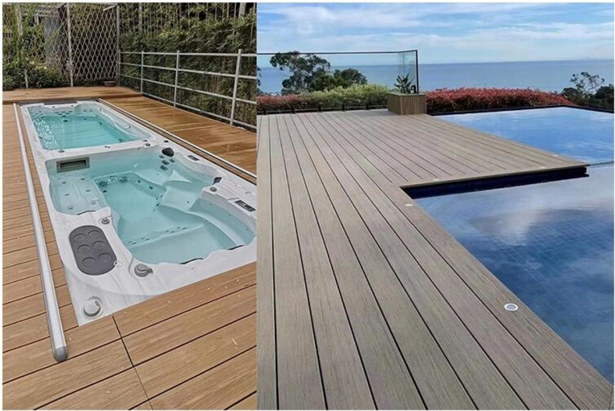 Easy Installing WPC Outdoor Wall Panel WPC Decking Wall Cladding Pergola Fencing