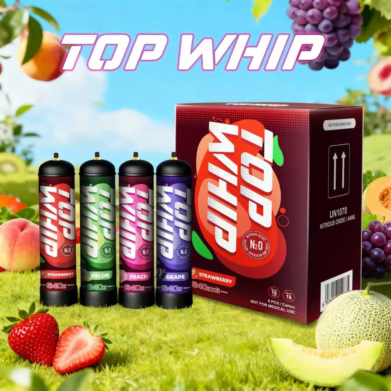 Картриджи для взбивания сливок Smart Whipping 640г