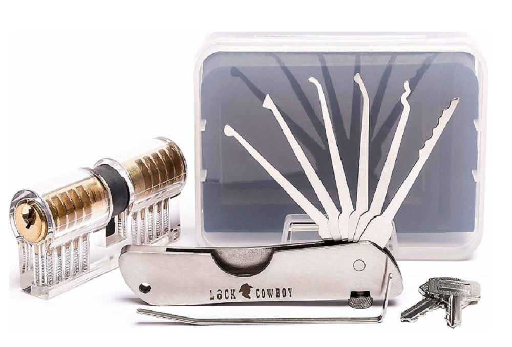 Yh1171 Stainless Steel Lock Pick Tool Lock Pick Set Locksmith Tools Plastic Box Lock Picks