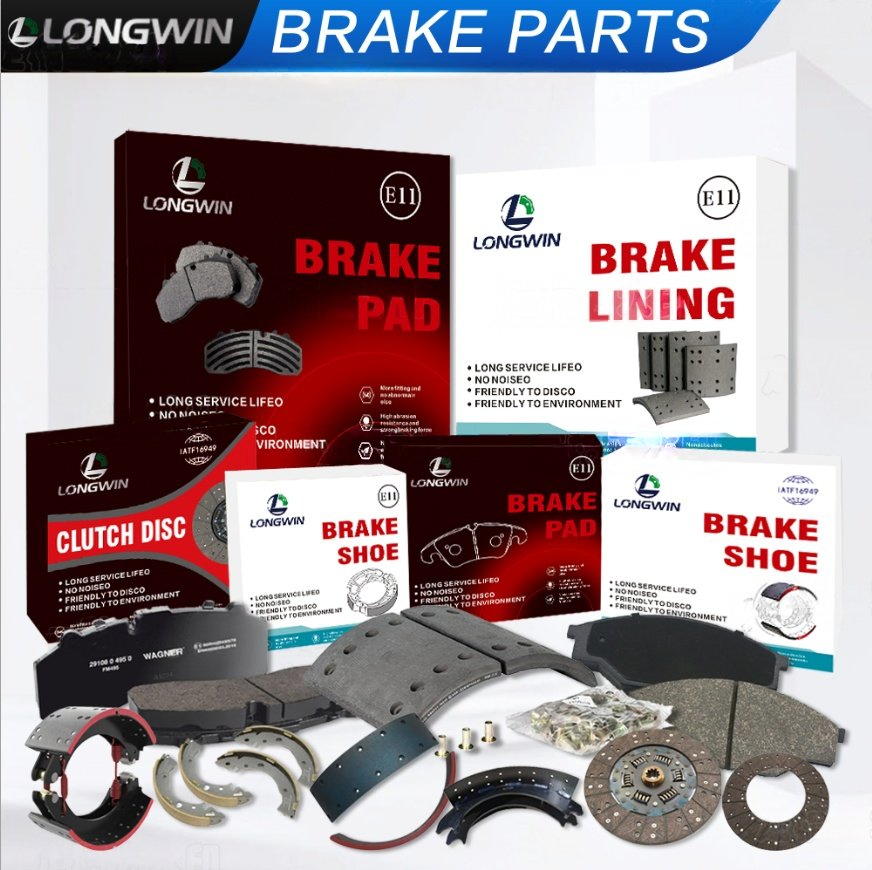 Brake Shoe Kit with E-Coating for GAWR 23K Truck