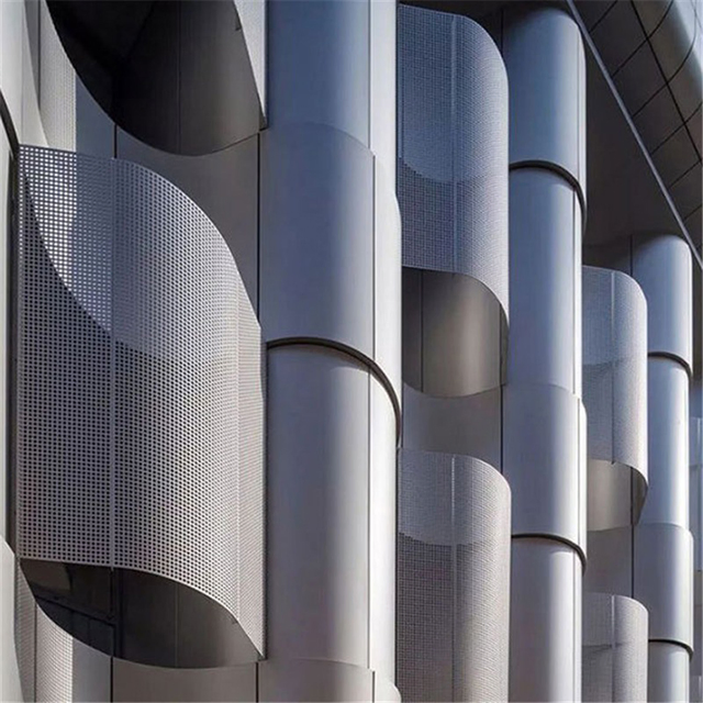 Aluminum Panels Metal Cladding Virtical Honeycomb Sheet Perforated Aluminum Screen