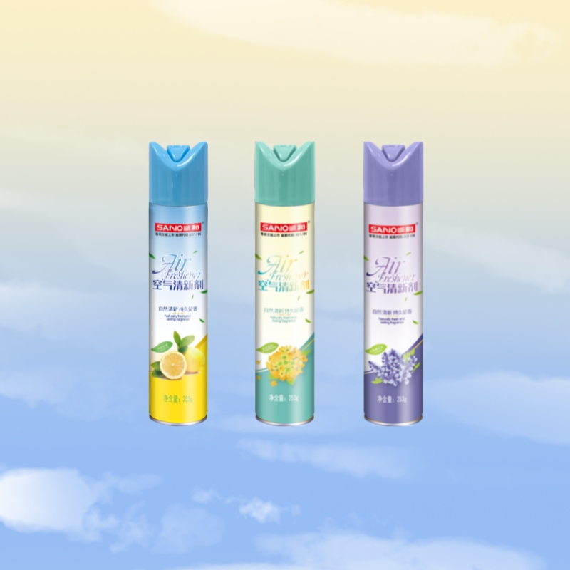 Refreshing 300ml Lemon Scented Air Freshener Spray for Cars and Homes