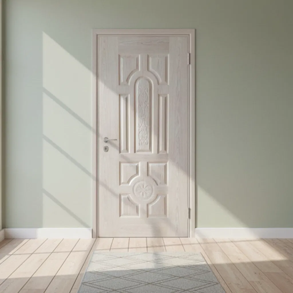 Premium Molded White Wooden Door Skin for Modern Homes