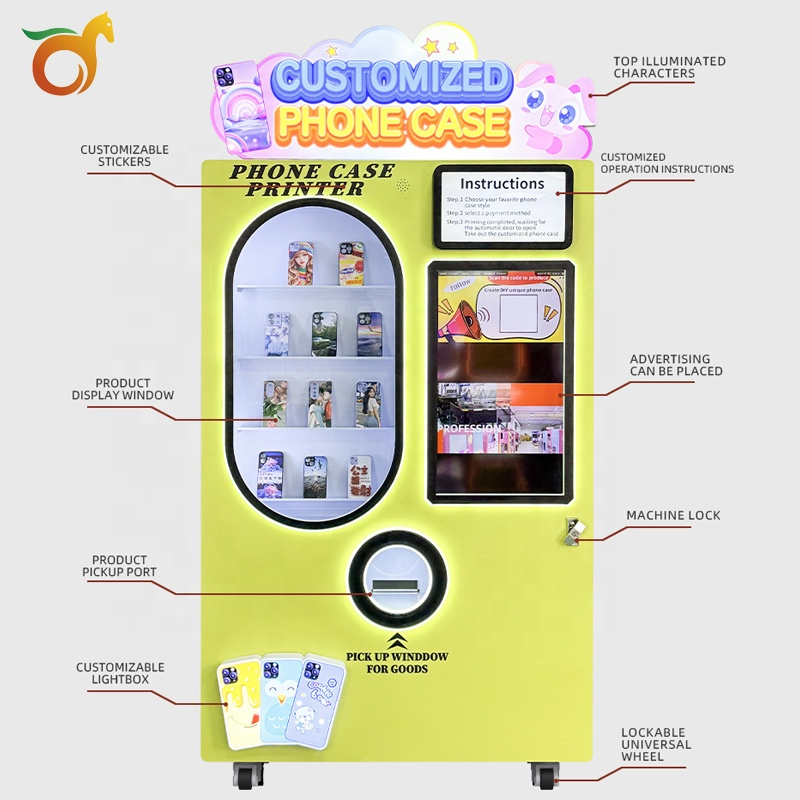 Recommend Fashionable Design New Materials Intelligent UV Phone Case Printing Vending Machine