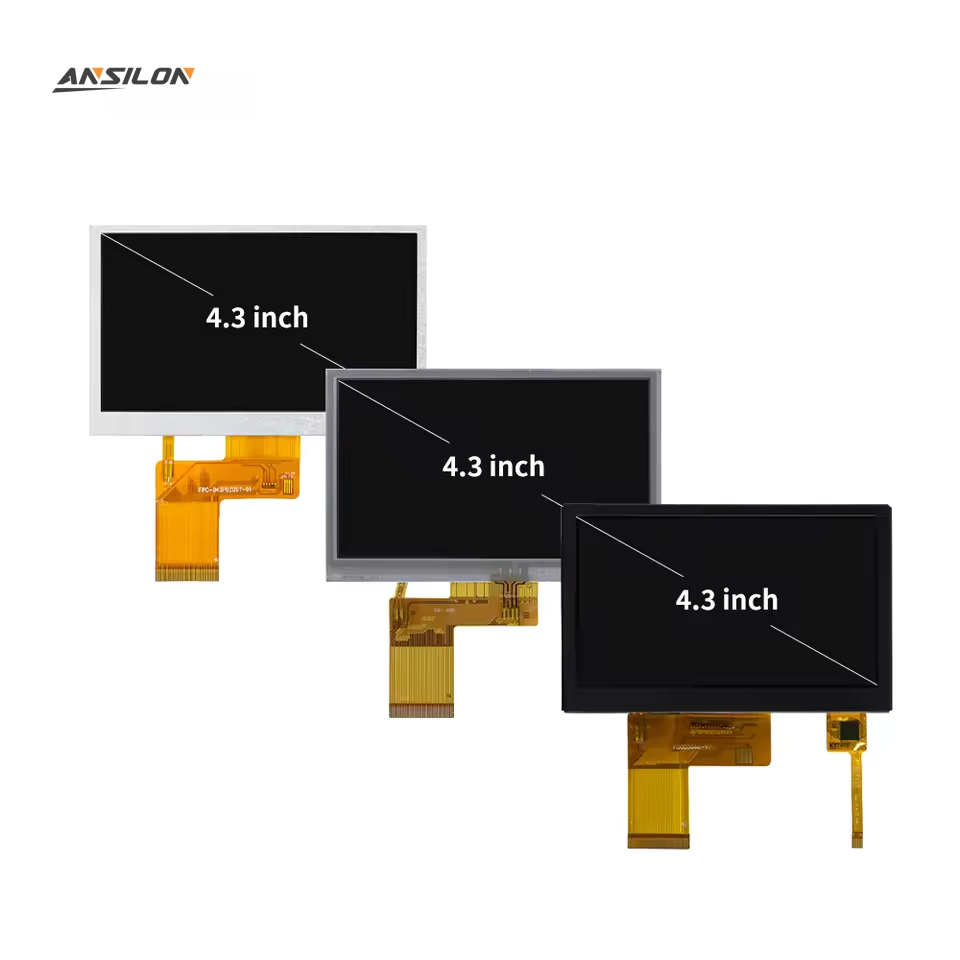 China Supplier 4.3" 480X272 IPS LCD TFT Module + Custom Touch Panel