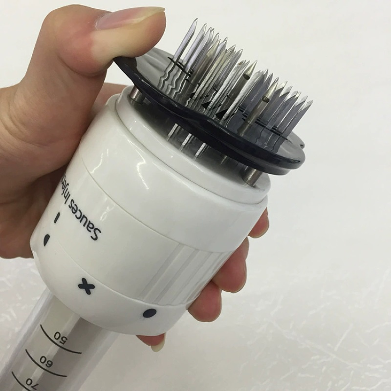Meat Tenderizer Tool with Ultra Sharp Stainless Steel Needle Sauce Syringe Mi29866
