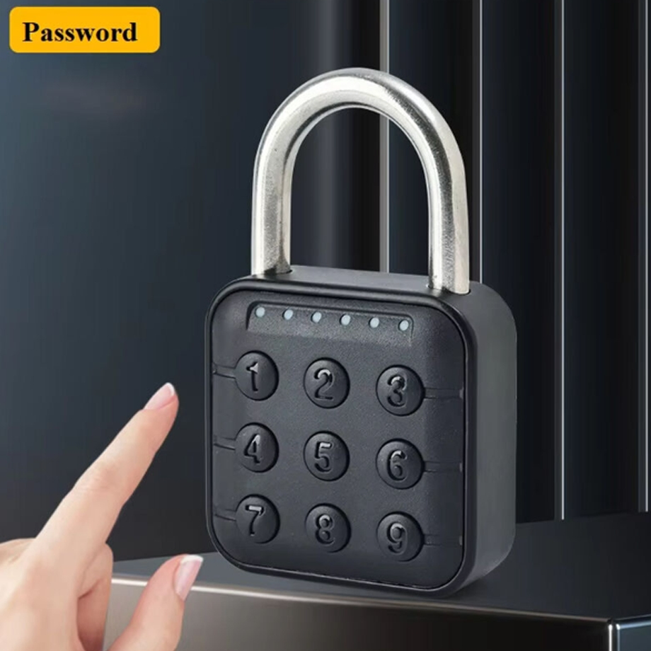 Protect Your Valuables with IP65 Smart Digital Alarm Fingerprint Pad Biometric Fingerprint Door Lock
