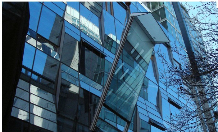 Aluminium Thermal Break Insulated Curtain Walls Frameless with Double Aluminium Building Glass Curtain Wall