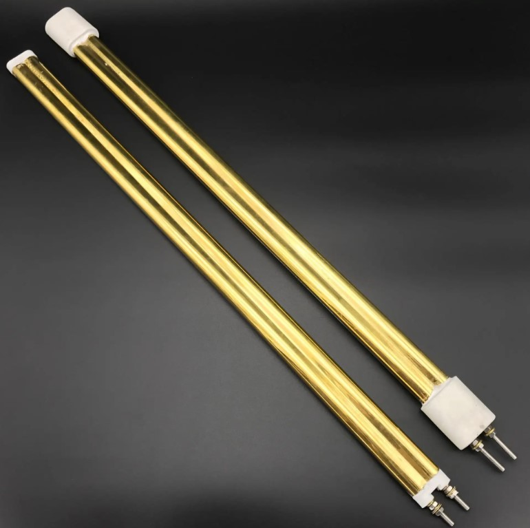 220V Electric Halogen Quartz Heating Tube 50cm 1500W Halogen Infrared Heater Lamp