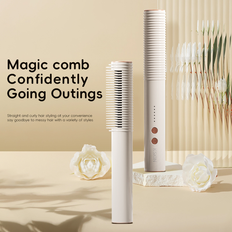 2026 Professional Wirelessly Vertical Sense Hair Curling Iron Ceramic Hair Curler Kd383