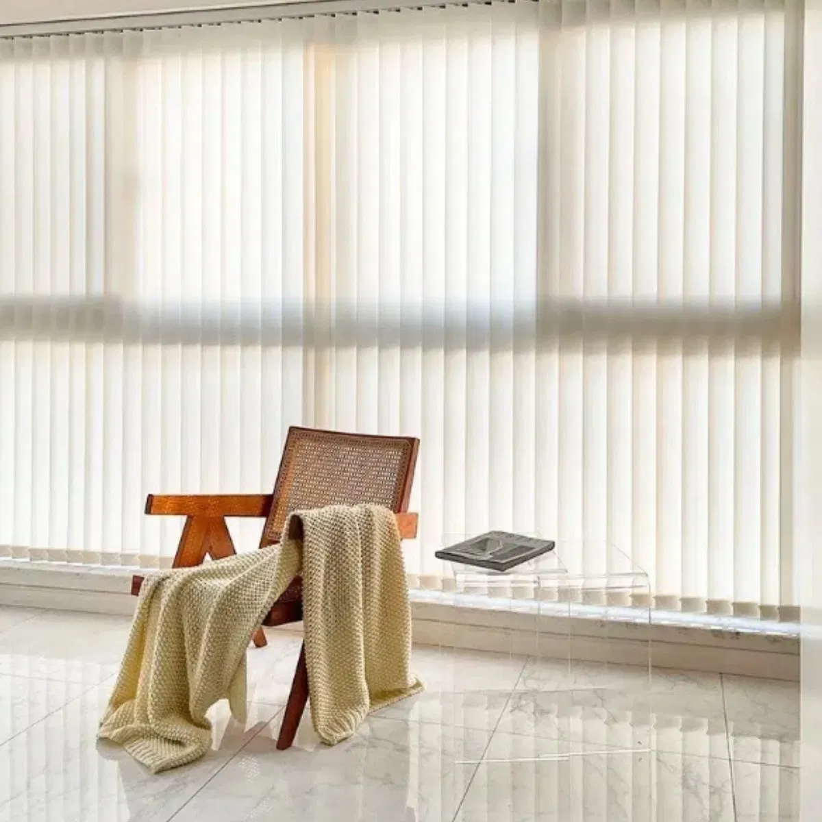 Customized Size Shade Electric Blackout Motorized Window Vertical Blind for Indoor