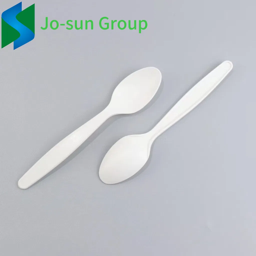 Cornstarch Tableware Disposable Spoon Biodegradable Cornstarch Eco Soup Spoon