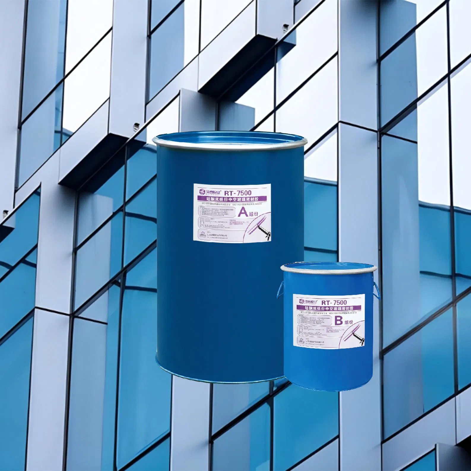 Runtai Manufacturer OEM Two Component Silicone Adhesive for Glass Insulating