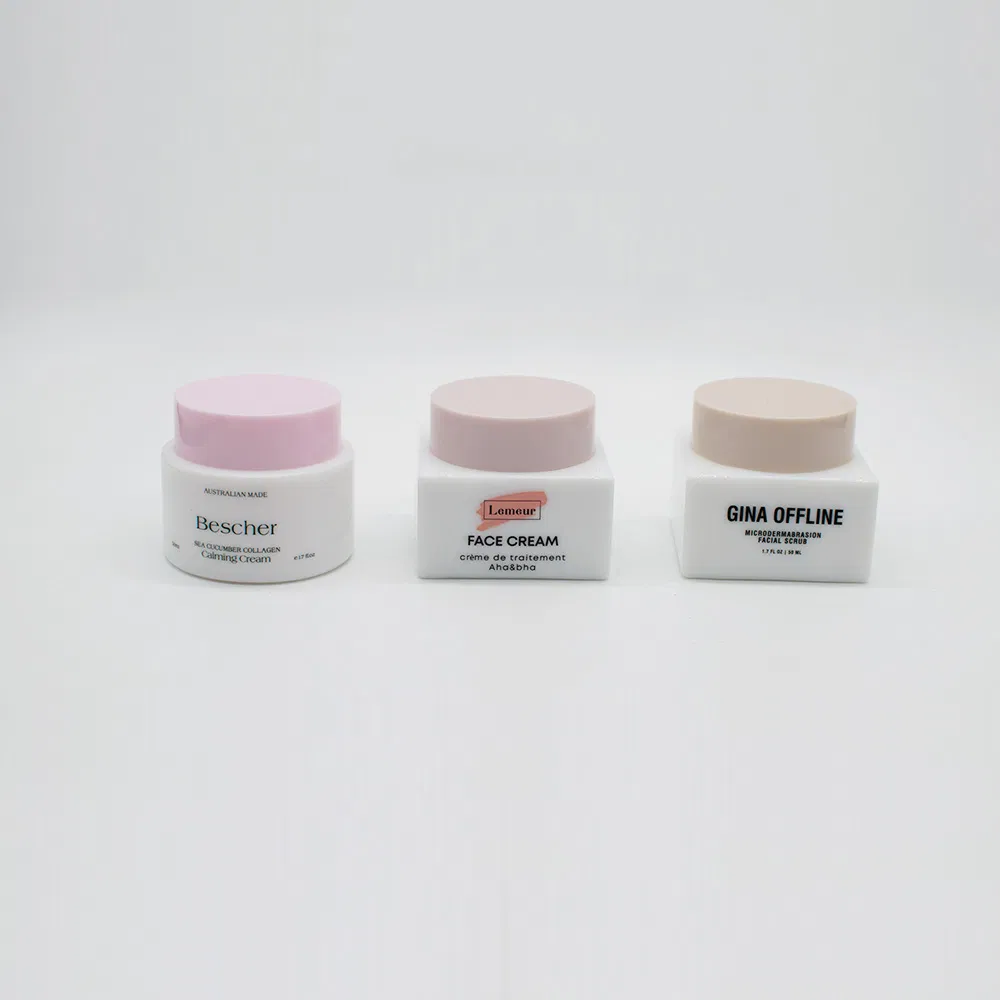 Custom 30g 50g Empty Skincare Packaging Eye Facial Cream Jars Cosmetic Container