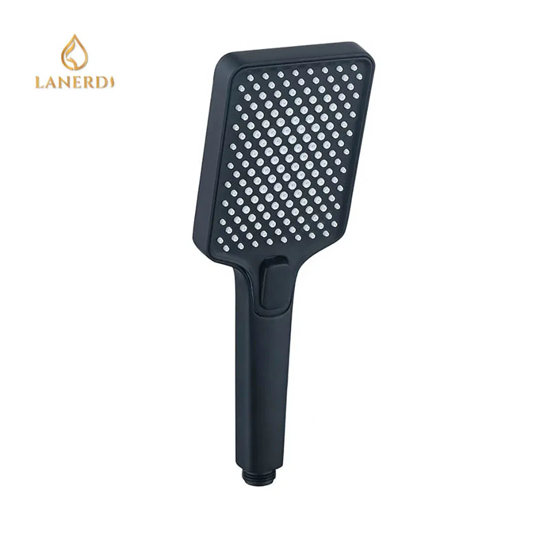 Modern Black ABS Hand Shower with Eco-Friendly Water-Saving Features