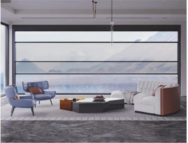 Vertical Sliding Window of Electric Lift Against Typhoon Glass Insulated Elevator