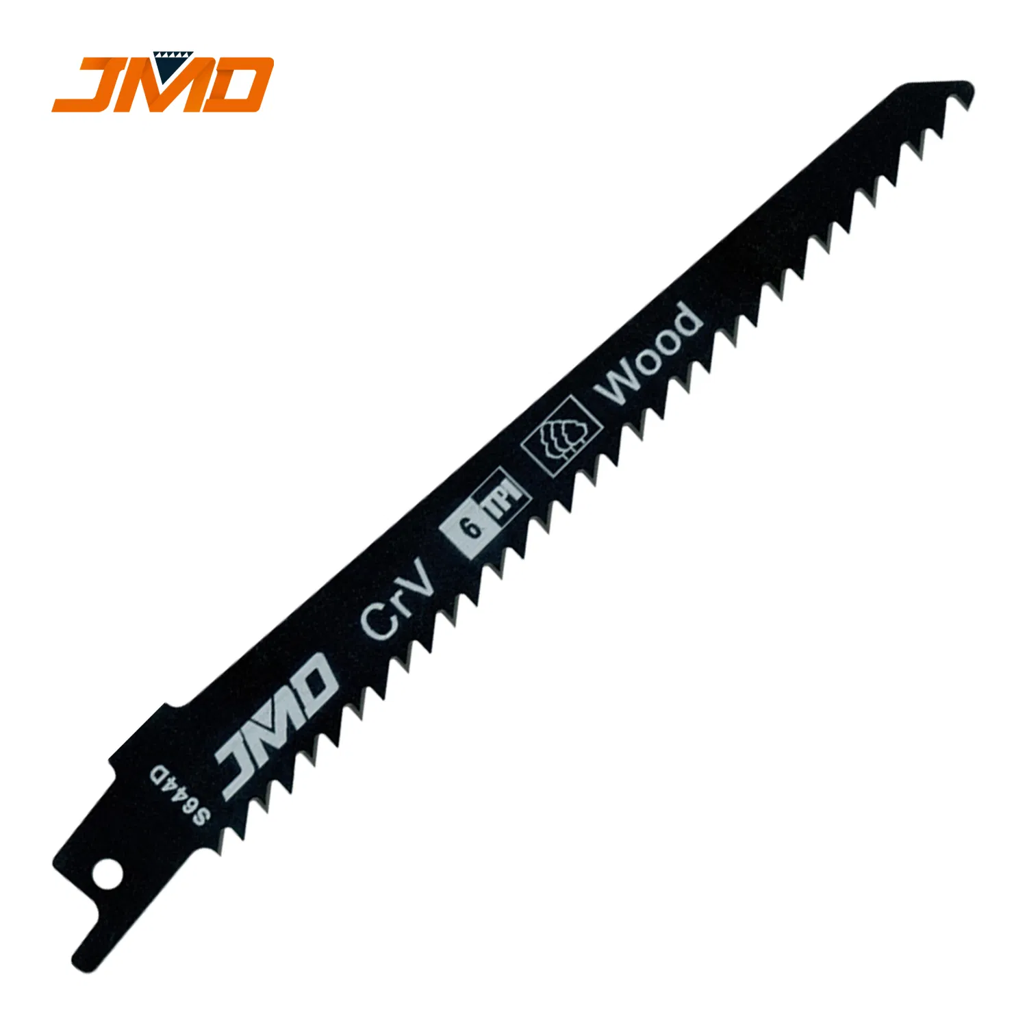 152 mm 6t CRV Ground Teeth Wood Cutting Reciprocating Saw Blade (S644D)
