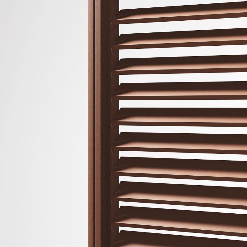 Fasec Buildings Aluminum Blade Louver Window Shutter Blind