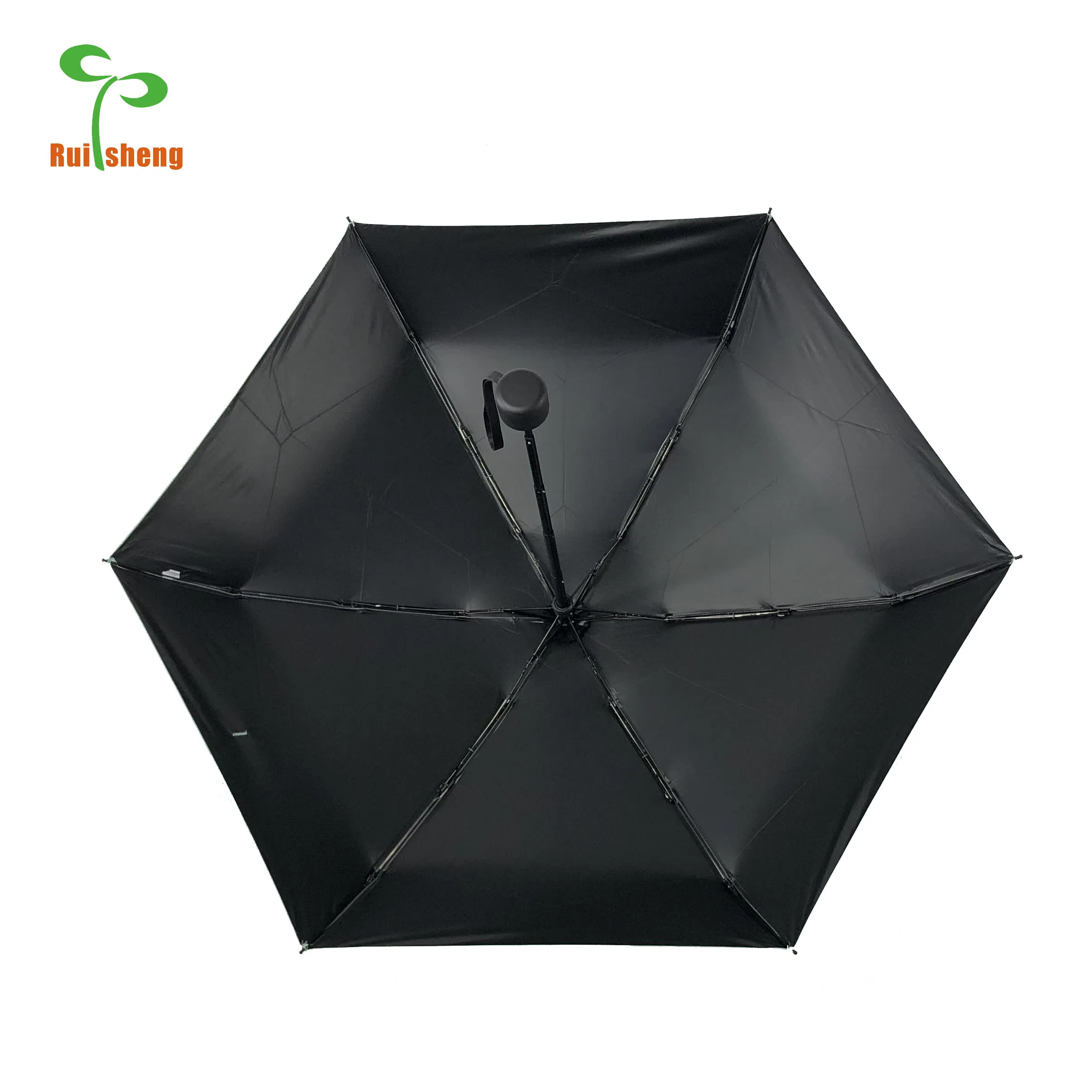 Складной зонт женский 5 сложений с защитой от УФ