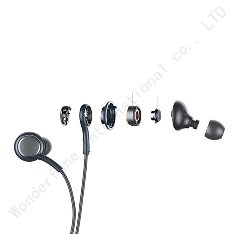 3.5mm Muliti-Functional Earphone for S8 with Spring Coil Wire