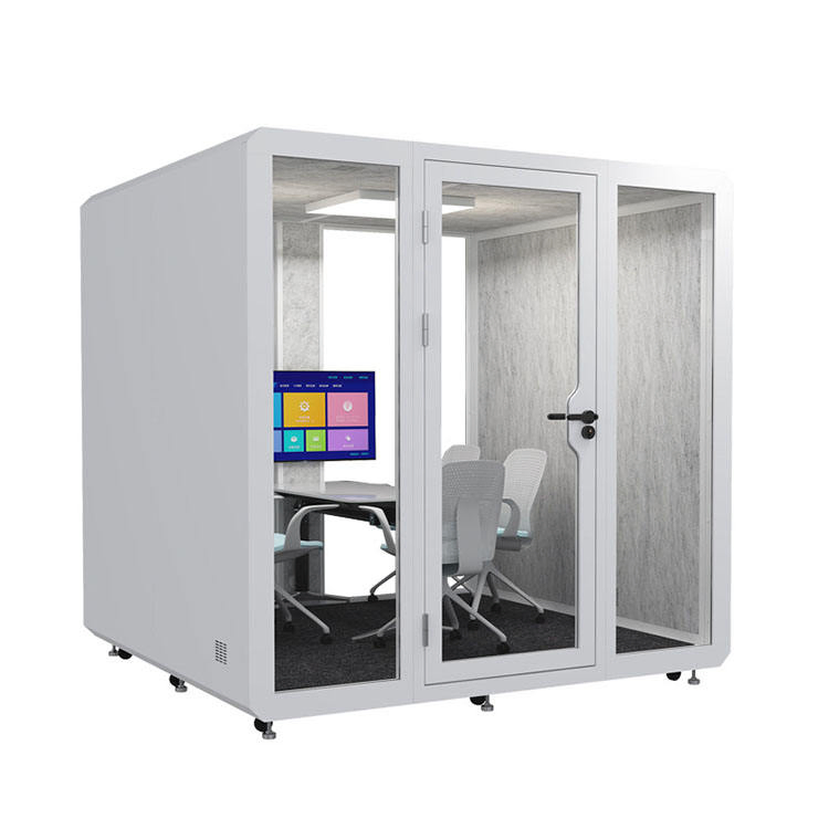Mini Telephone Cabin Sound Isolation Booth Office Working Room Acoustic Soundproof Pod