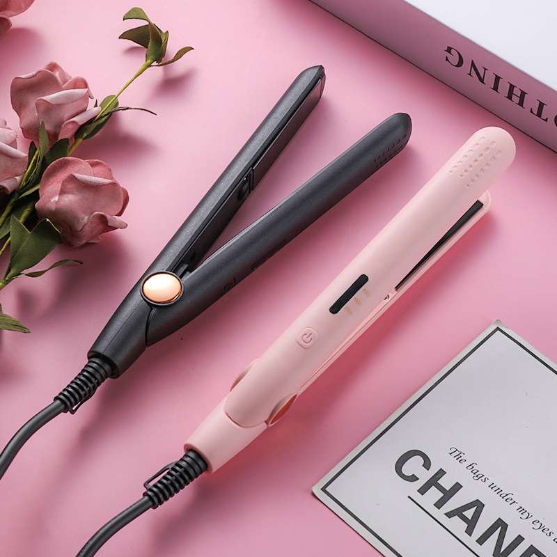 Mini Flat Iron 0.7 Inch Ceramic Mini Hair Straightener - Small Flat Irons for Short Hair