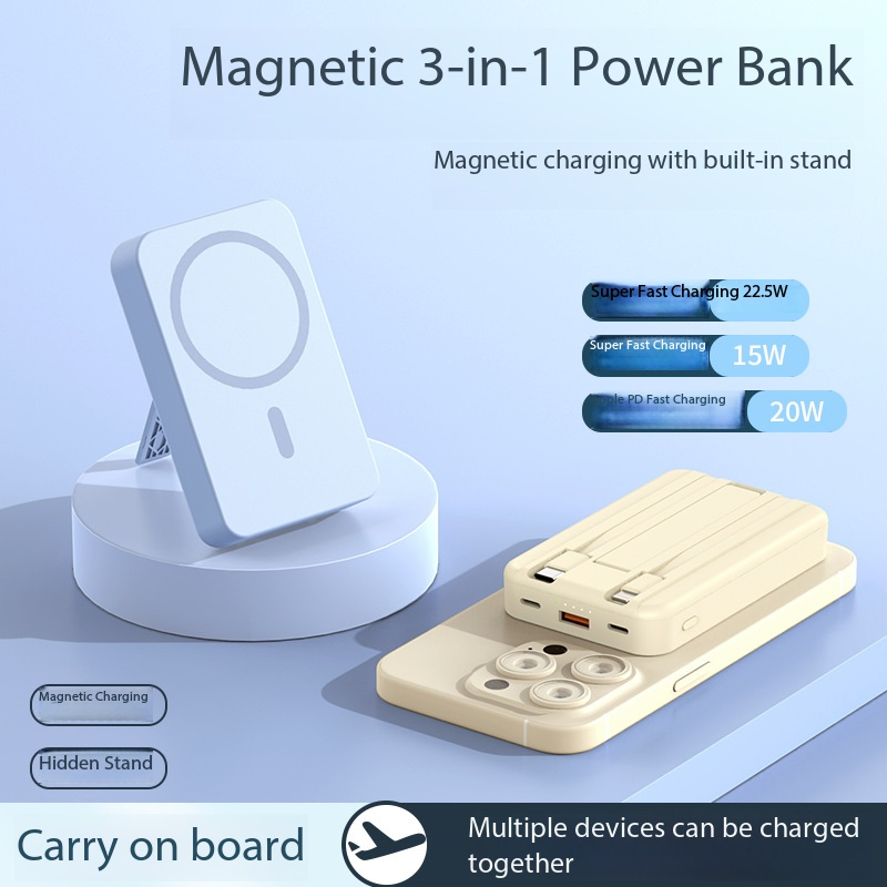 Портативное зарядное устройство W01 10000mAh, 22.5W