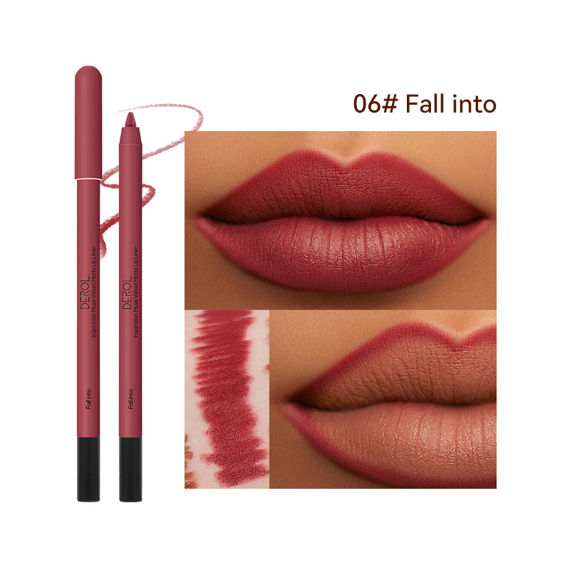 Matte Lipstick Lip Liner Everyday Nude Makeup