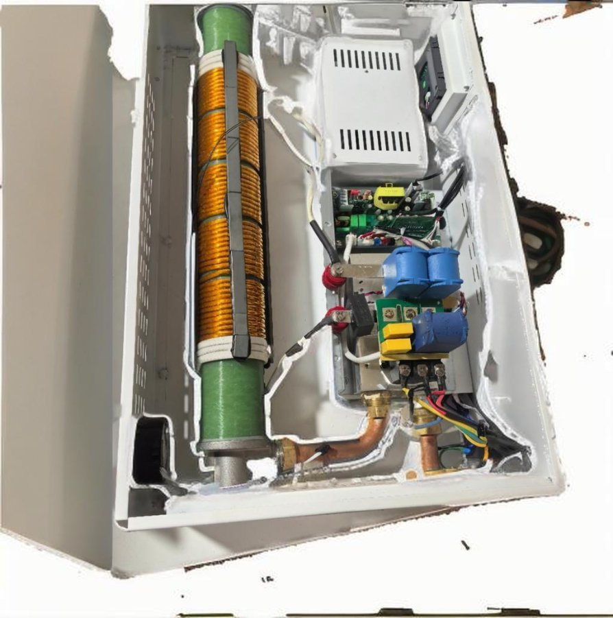 High-Power Induction Tankless Water Heater 50kw-200kw for Electric Radiators and Floor Heating