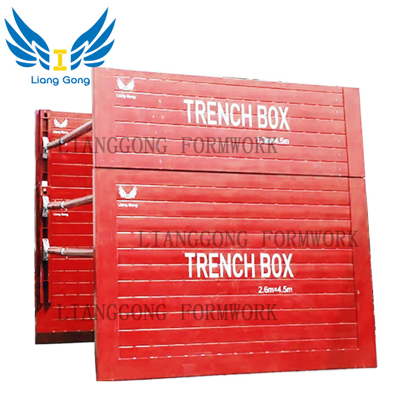 Lianggong China Manufacturer Steel Trench Box Shoring Shields/Trench Boxes/Trench Shiedls