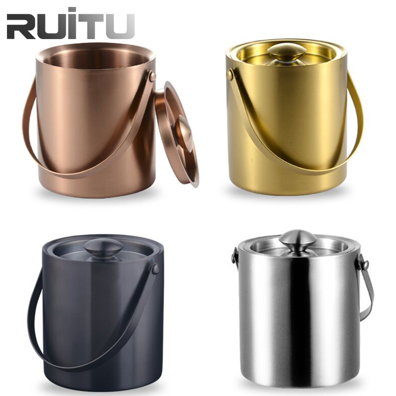 Металлическая ведерко для льда с ручками Luxury Ears