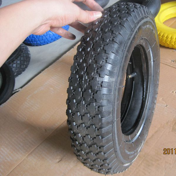 Пневматическое колесо 400-8 с камерой, 2 шт.