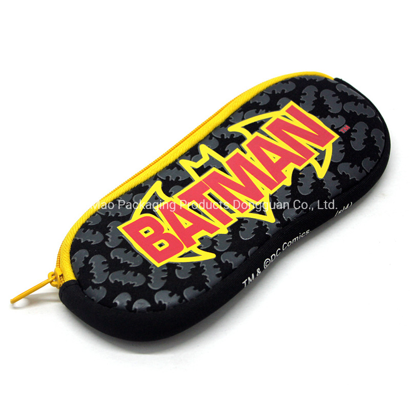 Customized Neoprene Waterproof Sunglasses Pouch Shockproof Glasses Bag with Zipper