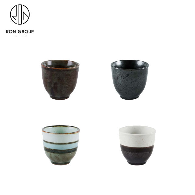 Porcelain Drinkware Eco-Friendly Coffee Cafe Water Ceramic Cup for Tea House Restaurant Commercial Catering Use