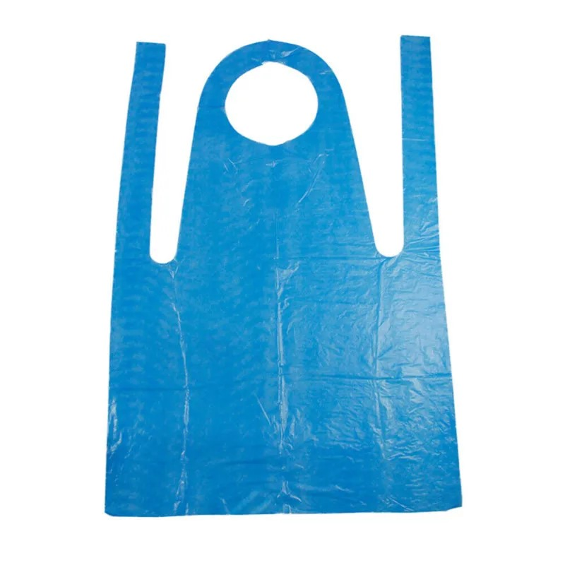 Colorful HDPE LDPE Plastic Apron, Beauty Salon Apron, Single Use Kitchen Apron