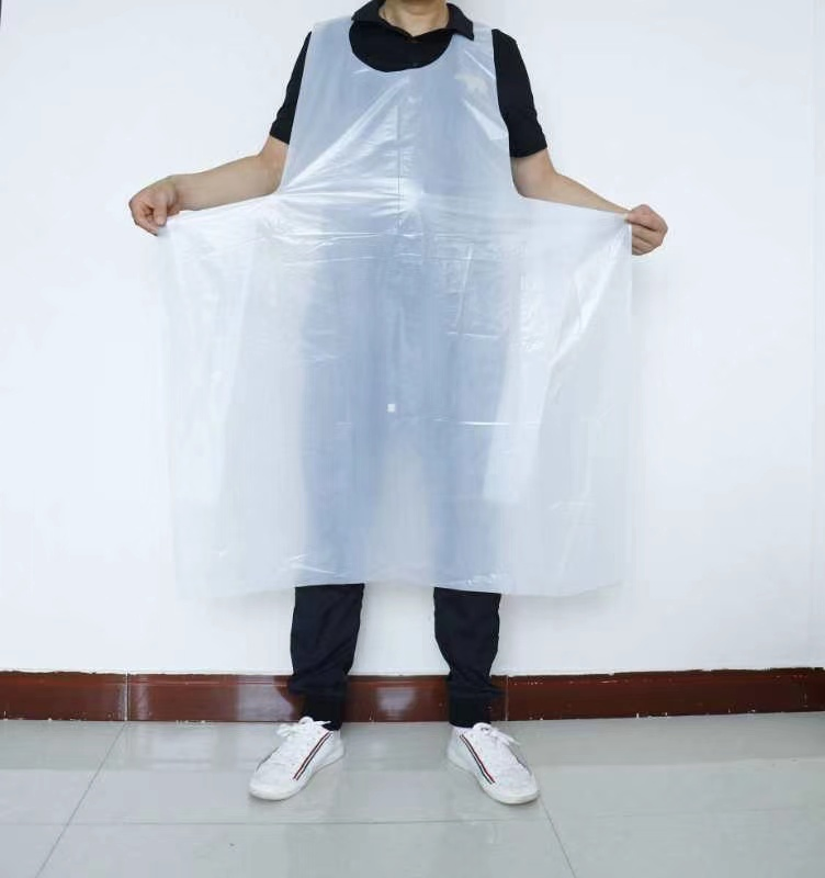 Waterproof Plastic Disposable Apron Without Sleeves