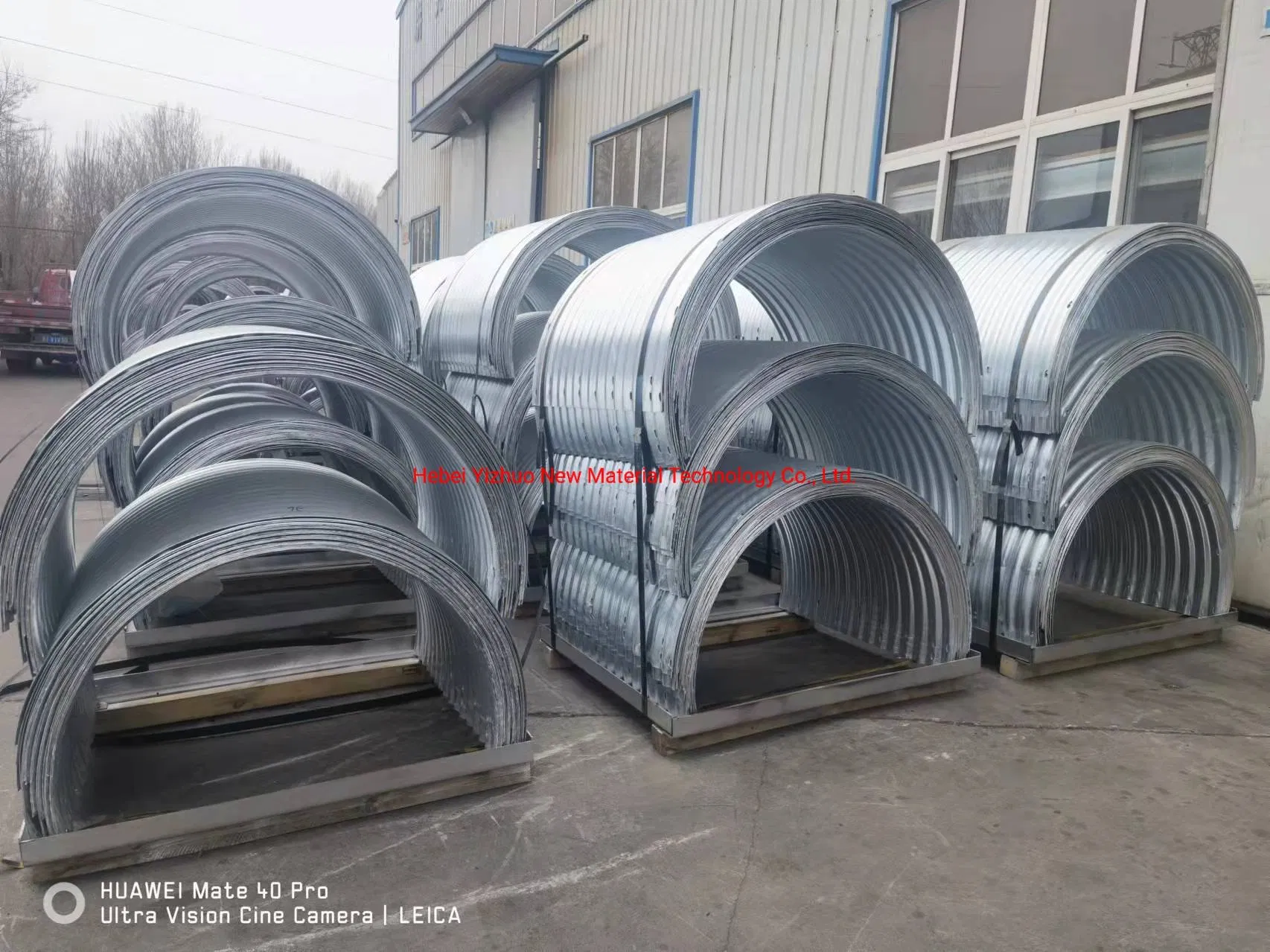 Round Helical Galvanized Corrugated Pipe