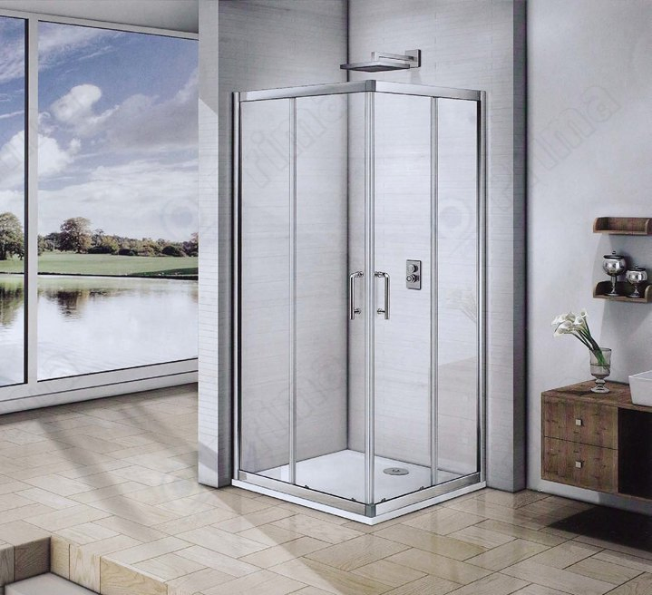 Top Quality Shower Room Glass Door Shower Sliding Door Tempered Glass
