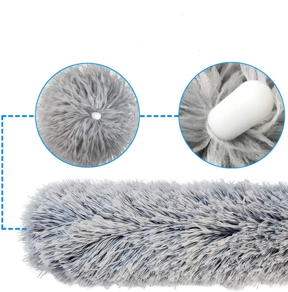 Bendable Extension Pole Microfiber for Ceiling Dust Cleaning Duster