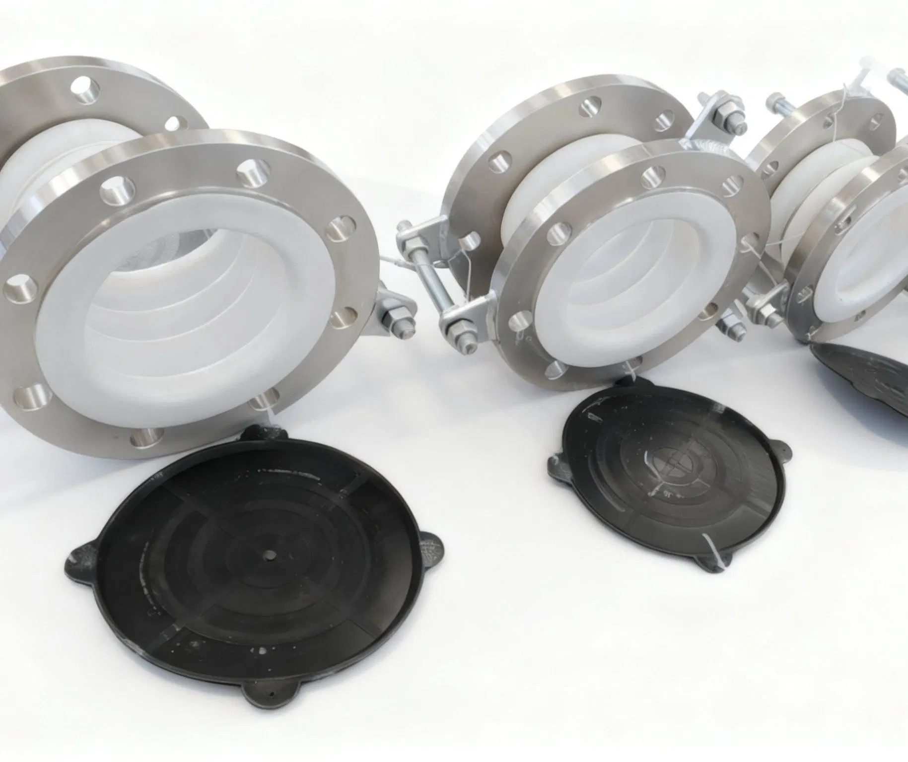 PTFE-Lined Metallic Expansion Joint Compensator, Stainless Steel Corrosion Resistant